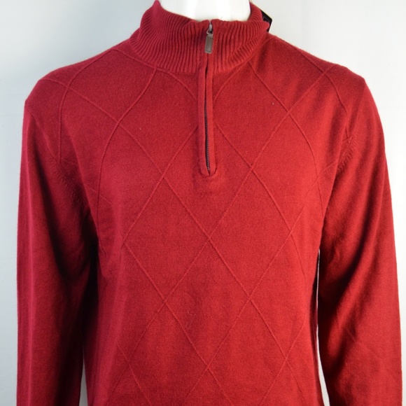Tricots St Raphael Other - Tricots St Raphael Men's Sweater 2XL 3/4 Zip Red